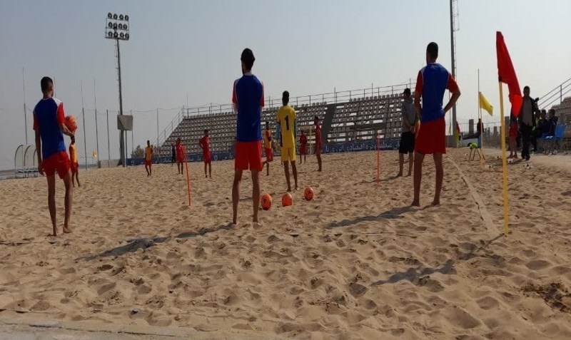 برگزاری چهارمین اردوی تیم ملی فوتبال ساحلی در بوشهر